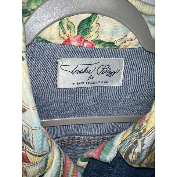 Tasha Polizzi for T.D. SaddleBlanket & Co. Denim Tapestry Jacket - Picture 2 of 8